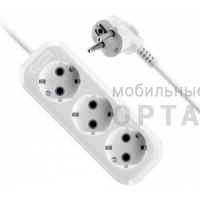 Удлинитель KRONUS 3 гнезда 1,5 метра 16А/3,5кВт с заземлением ПВС 3х1,0 (1/40)