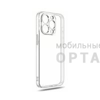 Чехол прозрачный силикон в техпаке, для iPhone 17 Pro