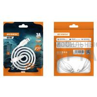 Кабель USB RECRSI CA882 Micro белый