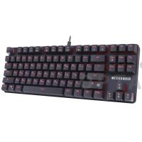 Клавиатура проводная игровая механическая DEFENDER Mechanoid GK-581 RU,87кн,SNK корич, черная (1/20)