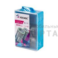 Аккумулятор КОСМОС Li-ion D, R20 8000 mWh (2/5/100) Аккумулятор КОСМОС Li-ion D, R20 8000 mWh (2/5/100)