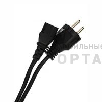 Кабель компьютер - розетка 220V EU (прямой) <VDE>3GX0,5mm2, 3,0m, медь, Telecom <TE021-CU0.5-3> (1/50) Кабель компьютер - розетка 220V EU (прямой) <VDE>3GX0,5mm2, 3,0m, медь, Telecom <TE021-CU0.5-3> (1/50)