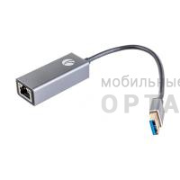Кабель-переходник USB 3.0 (Am) --> LAN RJ-45 Ethernet 1000 Mbps, Aluminum Shell, VCOM <DU312M> (1/150) Кабель-переходник USB 3.0 (Am) --> LAN RJ-45 Ethernet 1000 Mbps, Aluminum Shell, VCOM <DU312M> (1/150)