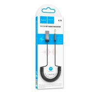 Ресивер HOCO E78, Benefit, пластик, резина, Bluetooth, Jack 3.5, кабель AUX, черный
