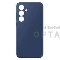 Чехол силикон COVER, бархатная подкладка в упаковке, Realme C85, синий