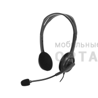 Гарнитура LOGITECH Stereo Headset H111 Gray, 2.35м накладные оголовье, серый [981-000588] (1/16)