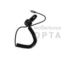 Блок питания автомобильный 1 USB HOCO Z58B Rank, 3.0A, пластик, QC3.0, PD30Вт, кабель Lightning, цвет: чёрный (1/11/110) Блок питания автомобильный 1 USB HOCO Z58B Rank, 3.0A, пластик, QC3.0, PD30Вт, кабель Lightning, цвет: чёрный (1/11/110)