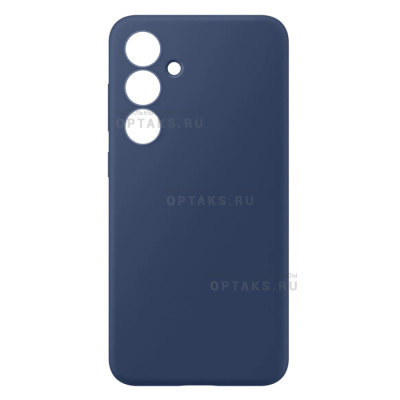 Чехол силикон COVER, бархатная подкладка в упаковке, Tecno Spark G02, синий