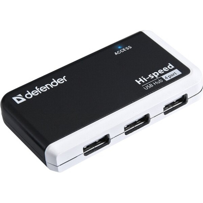 Хаб Defender QUADRO INFIX USB2.0, 4 порта (1/100)