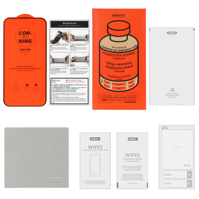Стекло защитное REMAX GL-83 CORNING суперпрочное, iPhone 16/15